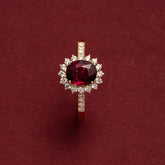 Dainty Ruby Rings for Women